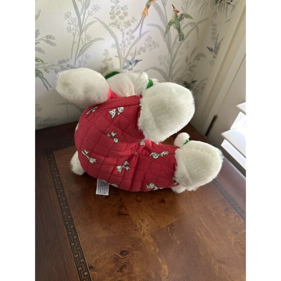 Vtg 1990 Smile Intl Teddy Bear Plush Quilted Christmas Bear w/ Slippers TAGS - Picture 8 of 8
